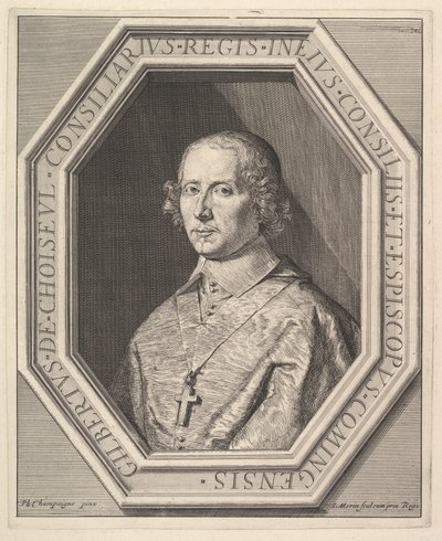Gilbert de Choiseul-Praslin, Comminges püspöke. alkotó: Jean Morin
