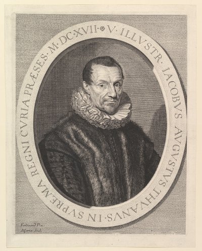Jacques-Auguste de Thou, a parlament első elnöke. alkotó: Jean Morin