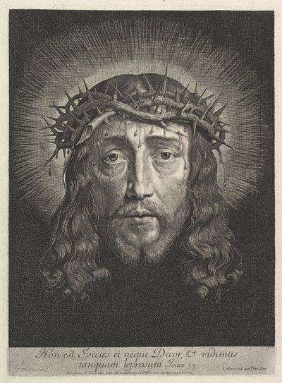 A tövisekkel koronázott Szent Arc, nagy formátumban. alkotó: Jean Morin