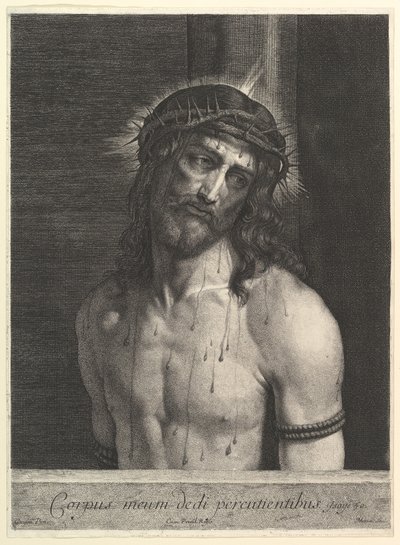 Krisztusé az oszlop. alkotó: Jean Morin