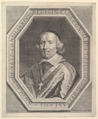 Nicolas de Netz, eveque dOrleans. alkotó: Jean Morin