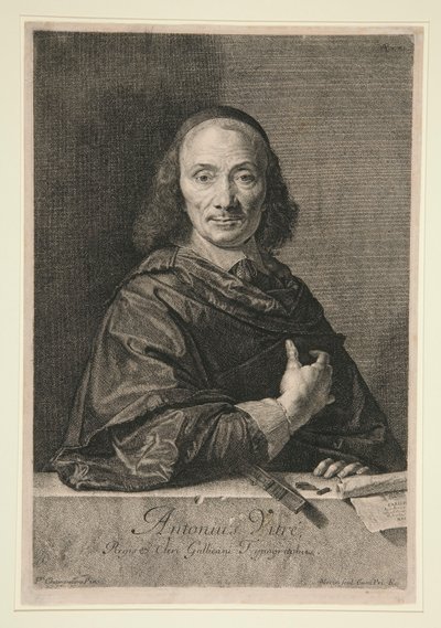 Antonius Vitre portréja alkotó: Jean Morin