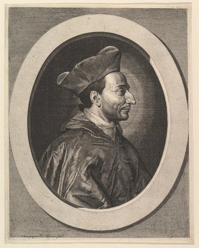 Borromeo Szent Károly bíboros és milánói érsek. alkotó: Jean Morin