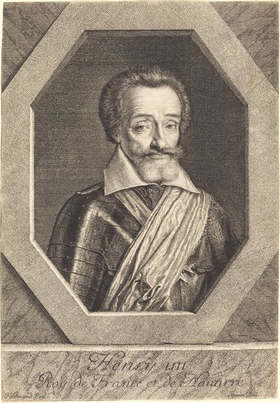 Henrik IV alkotó: Jean Morin after Louis Elle I