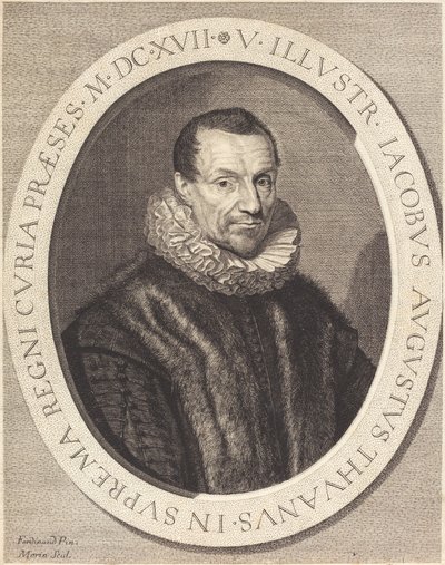 Jacques Auguste de Thou alkotó: Jean Morin after Louis Elle I