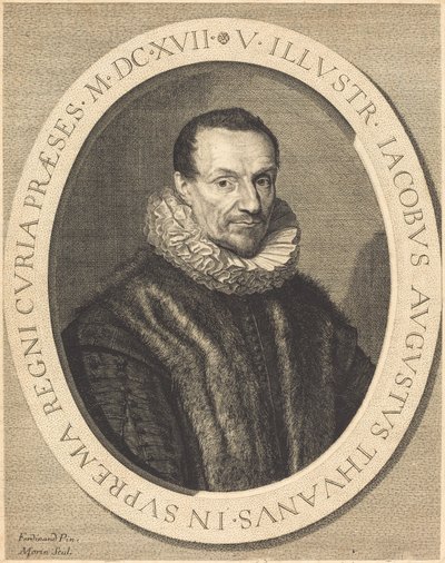 Jacques Auguste de Thou alkotó: Jean Morin after Louis Elle I