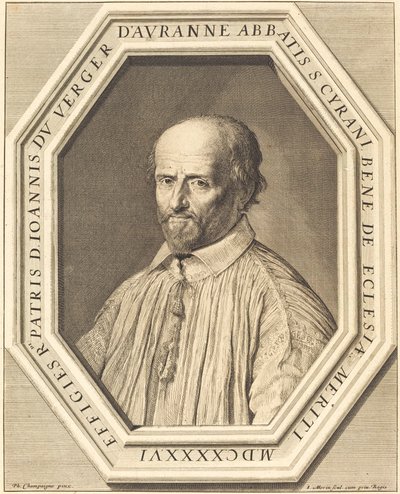 Jean Verger de Hauranne alkotó: Jean Morin after Philippe de Champaigne