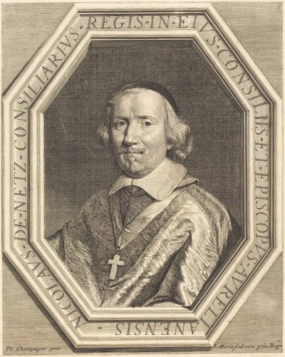 Nicolas de Netz alkotó: Jean Morin after Philippe de Champaigne