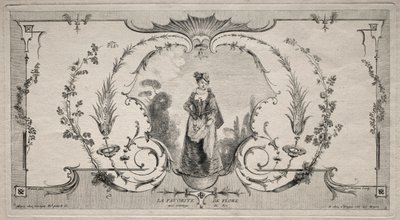 Flora kedvence, arabeszk alkotó: Jean Moyreau