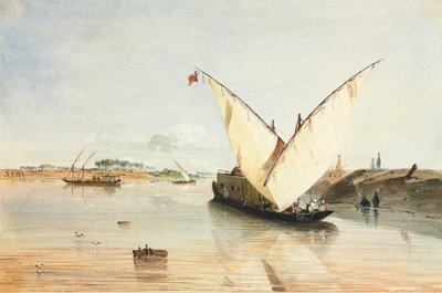 Nílusi csónak alkotó: Jean Nicolas Henri de Chacaton