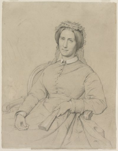 Madame Hippolyte Flandrin Aimée Ancelot, 1869. alkotó: Jean Paul Flandrin