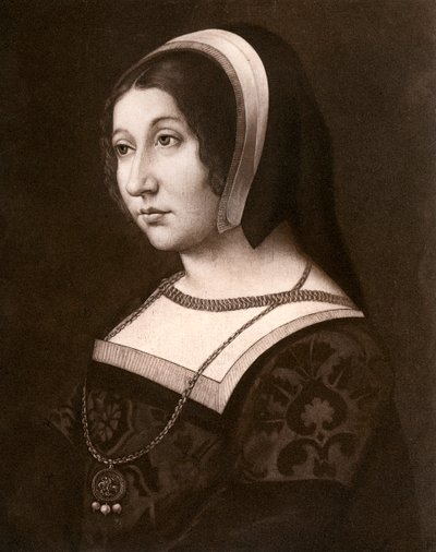 Ismeretlen nő, korábban Tudor Margaret, c1520, 1902. alkotó: Jean Perreal