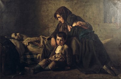 Festmény, cím ismeretlen, 19. század közepe alkotó: Jean Pierre Alexandre Antigna