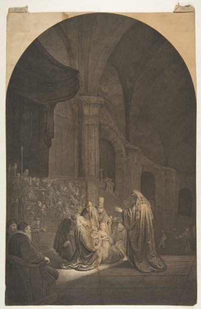Simeon a templomban.n.d. alkotó: Jean Pierre de Frey