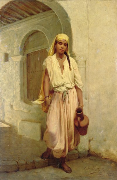 Egy vízhordozó alkotó: Jean Raymond Hippolyte Lazerges