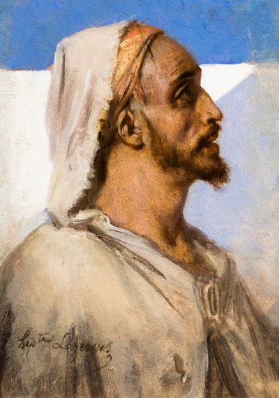 Egy arab portréja alkotó: Jean Raymond Hippolyte Lazerges