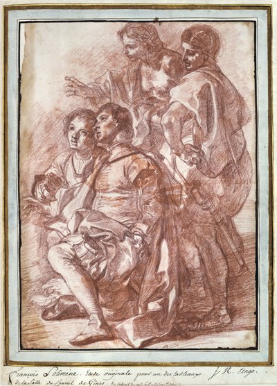Kolumbusz Kristóf partraszállás Amerikában, 1760-1770 alkotó: Jean Robert Ango