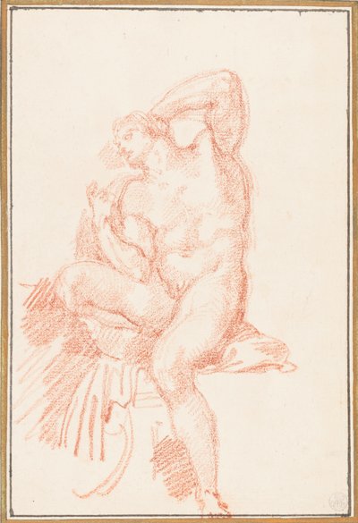 Ignudo a Sixtus-kápolna mennyezetéről alkotó: Jean Robert Ango