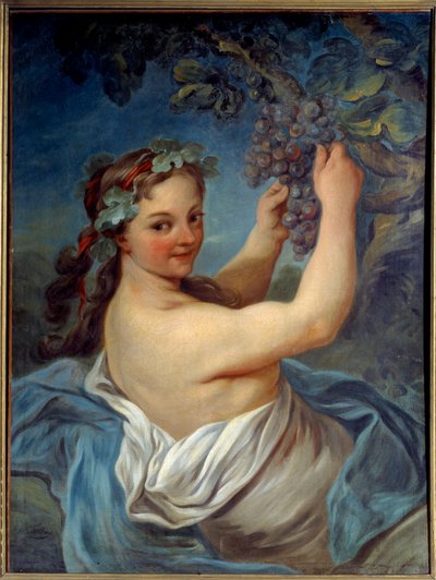 Jean Simon Berthelemy (1743-1811) Bacchante festménye, 19. századi Laon, Musee des Beaux Arts alkotó: Jean-Simon Berthelemy
