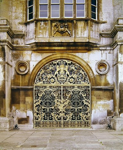Kapuk a Burghley-házból, 1710 alkotó: Jean Tijou