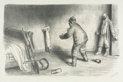 Perdue, 1914. alkotó: Jean Veber