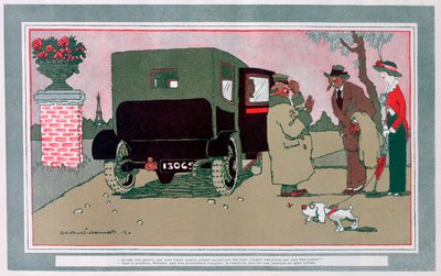 "Az új sofőr", francia motoros rajzfilm, 1913 alkotó: Jean Villemot