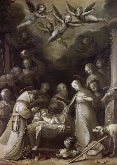Pásztorok imádása, 1636 alkotó: Jean de Saint-Igny