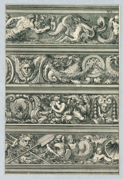 A Frises pour les architraves, karnisok, et autres ornements d