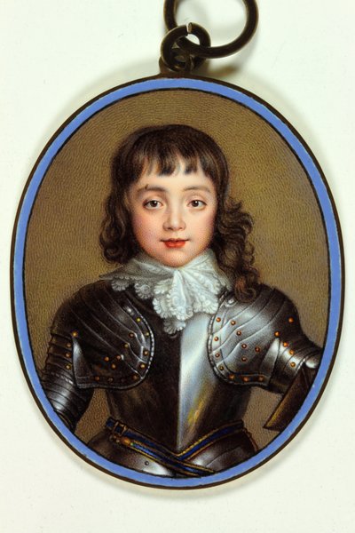 Károly, walesi herceg, később Károly II alkotó: Jean the Elder Petitot