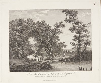 Kilátás Madrid környékére (2e Vue des Environs de Madrid en Espagne) alkotó: Jeanne Deny