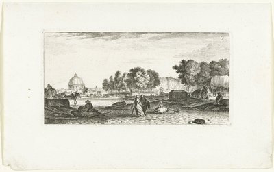 Kilátás a párizsi Dôme des Invalidesre Vues de Paris (sorozat címe) Párizsi kilátások (sorozat címe) alkotó: Jeanne Françoise Ozanne