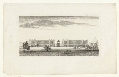 Kilátás a párizsi XV. Lajos térre Vues de Paris (sorozat címe) Párizsi kilátások (sorozat címe) alkotó: Jeanne Françoise Ozanne