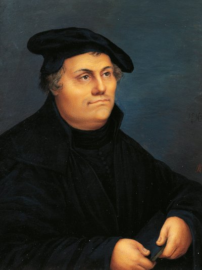 Svájc, Genf, Luther Márton (1483-1546) portréja alkotó: Jeanne Henriette Rath