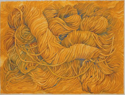 Wool Ochre Yellow, 2013 (Gouache on paper) alkotó: Jeanne Maze