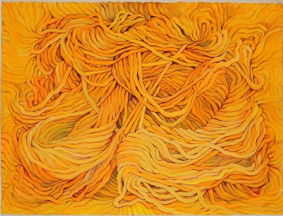Wool Yellow, 2013 (gouache, papír) alkotó: Jeanne Maze
