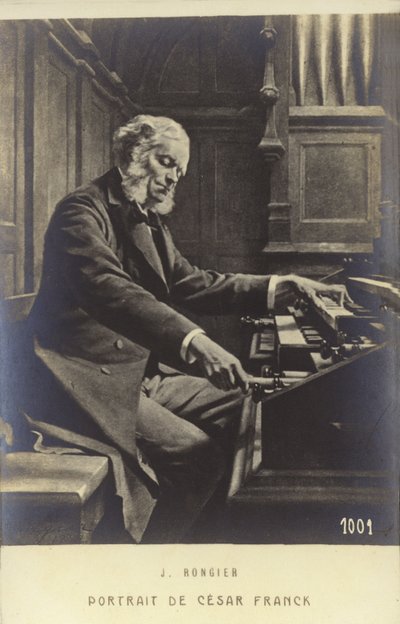 Cesar Franck belga születésű zeneszerző, zongoraművész, orgonista és zenetanár, aki felnőtt korában Párizsban dolgozott (1822-1890) alkotó: Jeanne Rongier