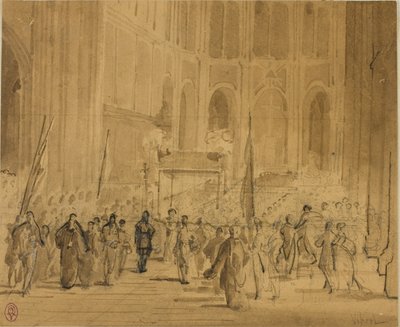Egy herceg megkoronázása alkotó: Jehan Georges Vibert
