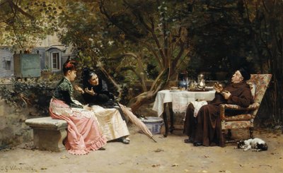 A megrovás, 1874. alkotó: Jehan Georges Vibert