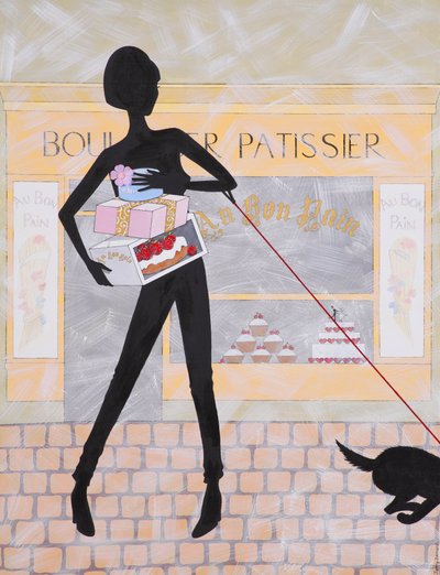 Boulangier Patissier, 2009 (akril, vászon) alkotó: Jenny Barnard