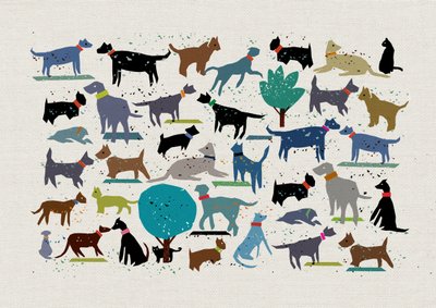 Dog Love, 2024 (vegyes technika) alkotó: Jenny Frean
