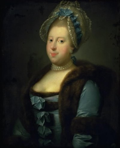 Caroline Mathilde, Christian VII királynője alkotó: Jens Juel