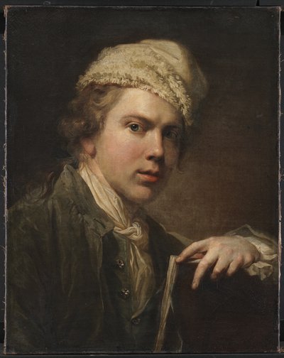 Önarckép portfólióval alkotó: Jens Juel