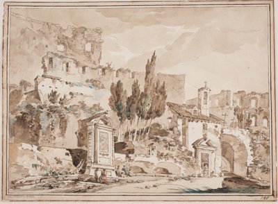 A Colosseum belseje, Róma alkotó: Jens Petersen Lund