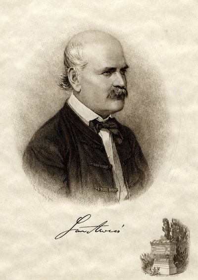 Semmelweis Ignác Philipp arcképe 1818-1865 alkotó: Jenö Eugen Doby