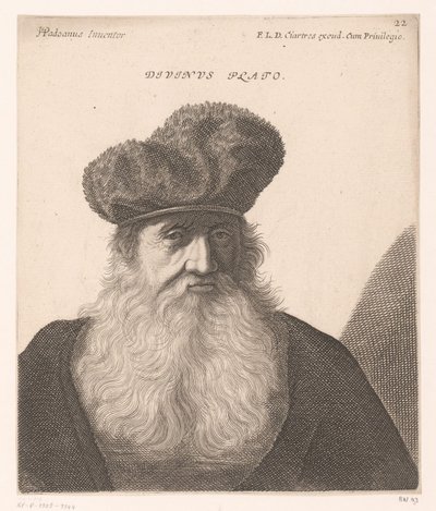 Platón portréja Isteni Platón. (cím a tételen) Filozófusok és királyok mellszobra (sorozat címe) alkotó: Jerôme David (attributed to)