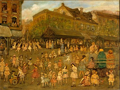 Az öröm mezeje, 1920. alkotó: Jerome Myers