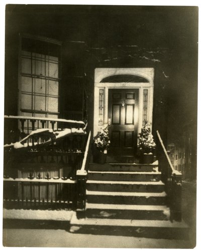 26 Louisburg Square, Boston, éjszaka, ahol Jenny Lind tartózkodott, Boston, USA, 1902-1910 körül (zselatin ezüst fotó) alkotó: Jessie Tarbox Beals