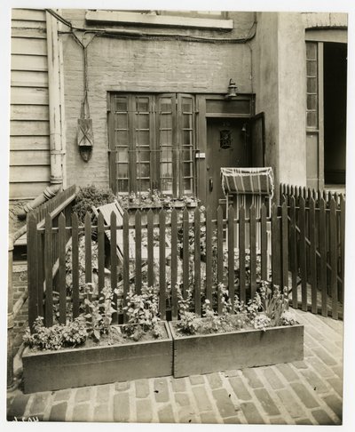 75 Bedford St "legszűkebb ház", Greenwich Village, New York, USA alkotó: Jessie Tarbox Beals