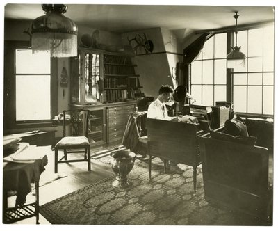 Ernest Thompson Seton, 1918 körül (zselatin ezüst fotó) alkotó: Jessie Tarbox Beals