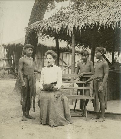 Igorrote énekleckék. [Fülöp -szigeteki foglalás az antropológiai tanszéken az 1904 -es világkiállításon] alkotó: Jessie Tarbox Beals